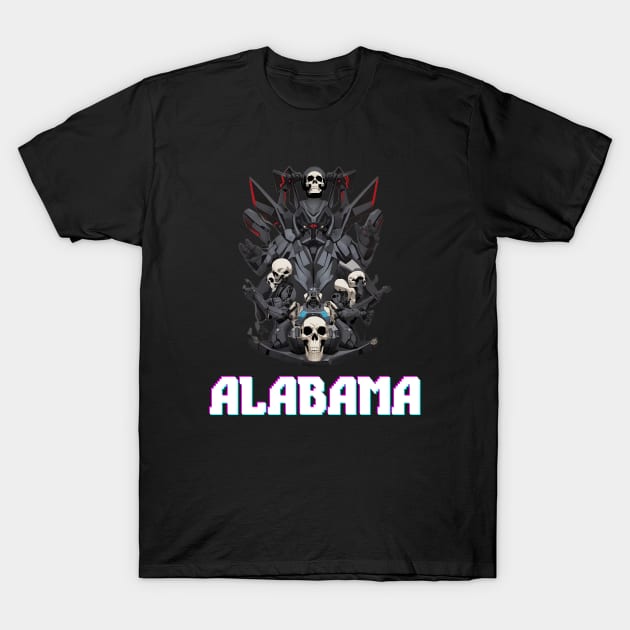 Alabama Band T-Shirt by Maheswara.Momocats